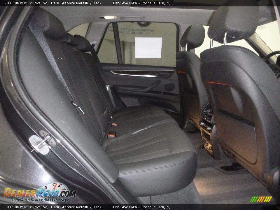 2015 BMW X5 xDrive35d Dark Graphite Metallic / Black Photo #20