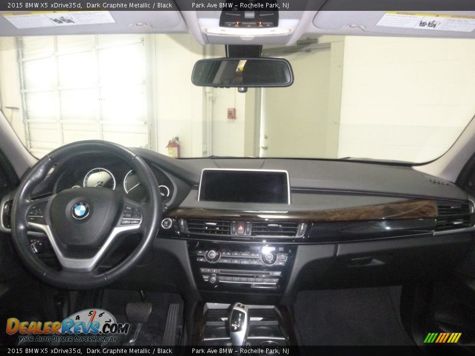 2015 BMW X5 xDrive35d Dark Graphite Metallic / Black Photo #21