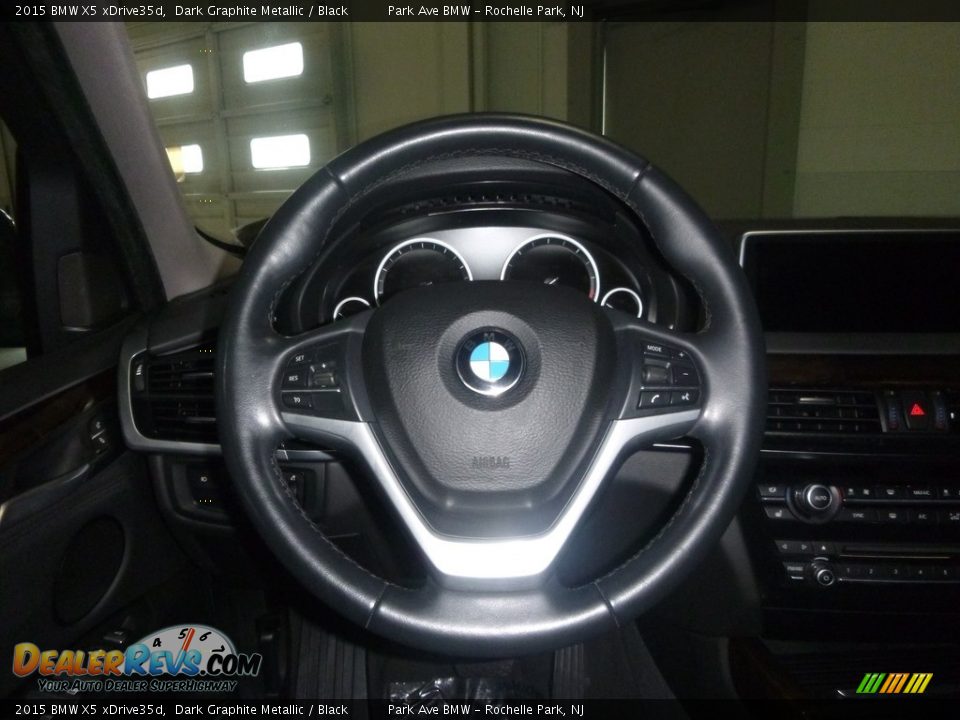 2015 BMW X5 xDrive35d Dark Graphite Metallic / Black Photo #22