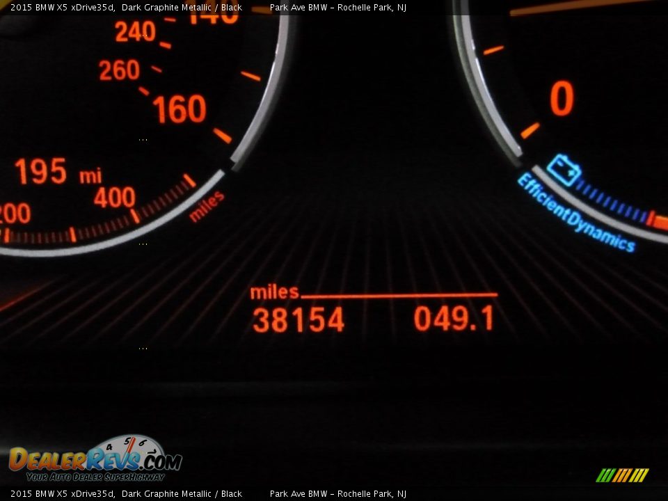 2015 BMW X5 xDrive35d Dark Graphite Metallic / Black Photo #23