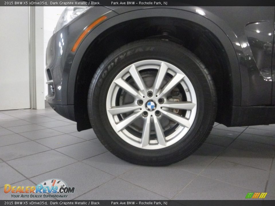 2015 BMW X5 xDrive35d Dark Graphite Metallic / Black Photo #31