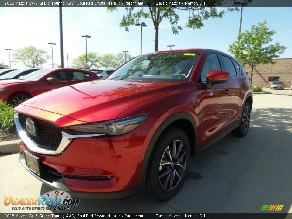 2018 Mazda CX-5 Grand Touring AWD Soul Red Crystal Metallic / Parchment Photo #1