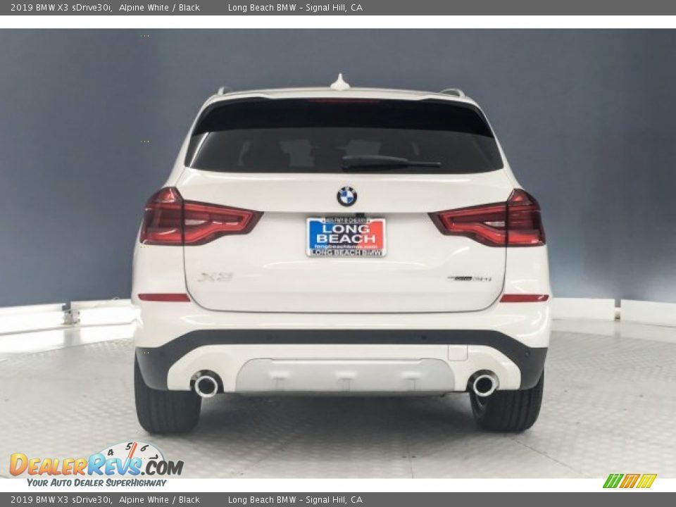 2019 BMW X3 sDrive30i Alpine White / Black Photo #4