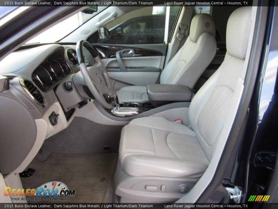 2015 Buick Enclave Leather Dark Sapphire Blue Metallic / Light Titanium/Dark Titanium Photo #3