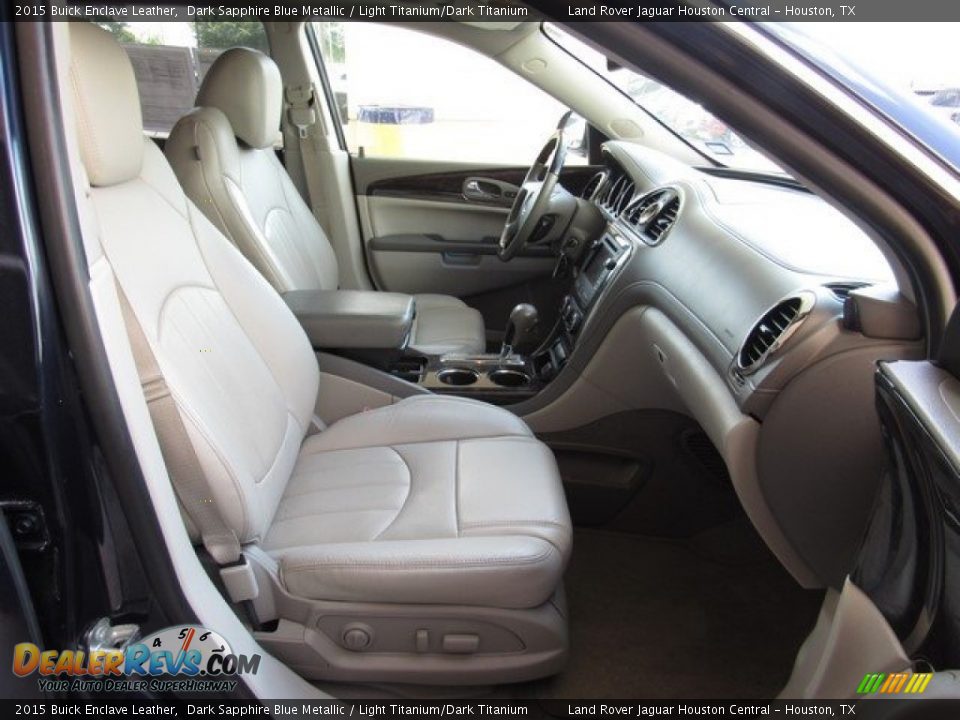 2015 Buick Enclave Leather Dark Sapphire Blue Metallic / Light Titanium/Dark Titanium Photo #5