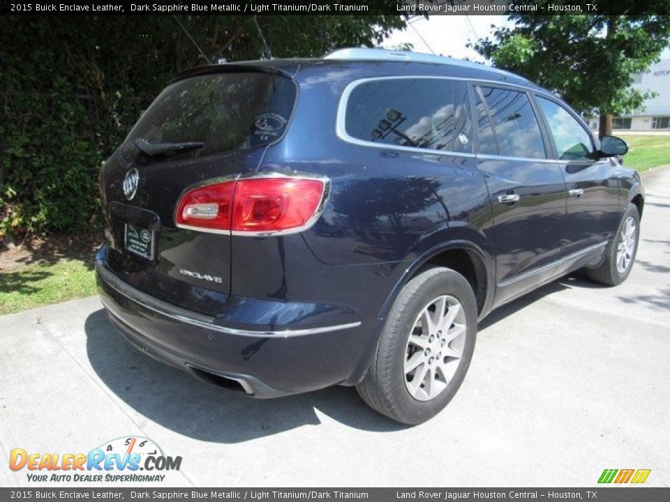 2015 Buick Enclave Leather Dark Sapphire Blue Metallic / Light Titanium/Dark Titanium Photo #7
