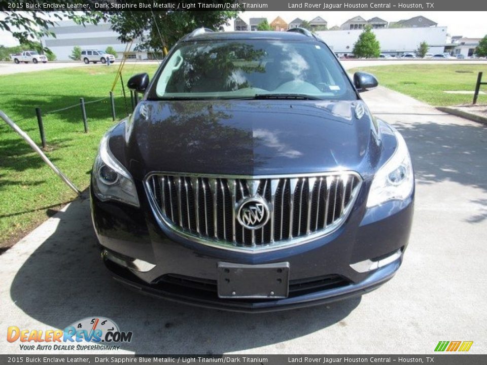 2015 Buick Enclave Leather Dark Sapphire Blue Metallic / Light Titanium/Dark Titanium Photo #9