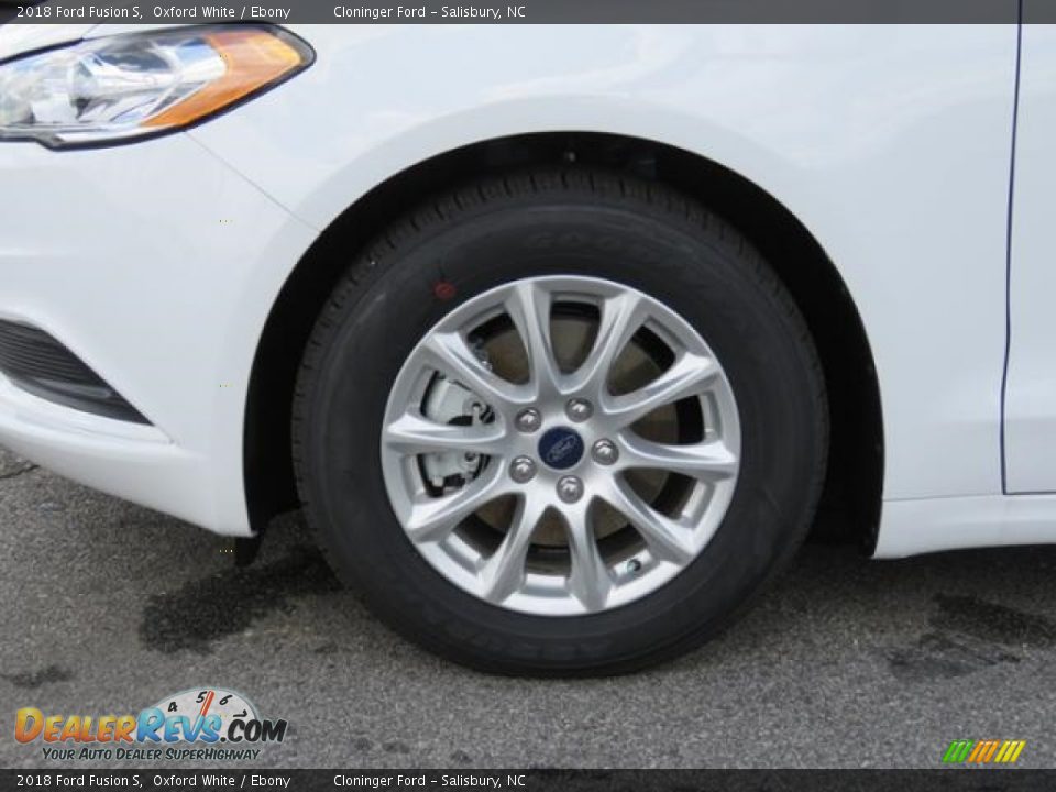 2018 Ford Fusion S Oxford White / Ebony Photo #3