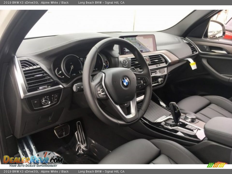 2019 BMW X3 sDrive30i Alpine White / Black Photo #5