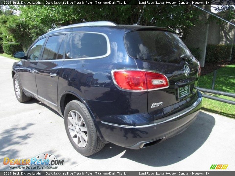 2015 Buick Enclave Leather Dark Sapphire Blue Metallic / Light Titanium/Dark Titanium Photo #12
