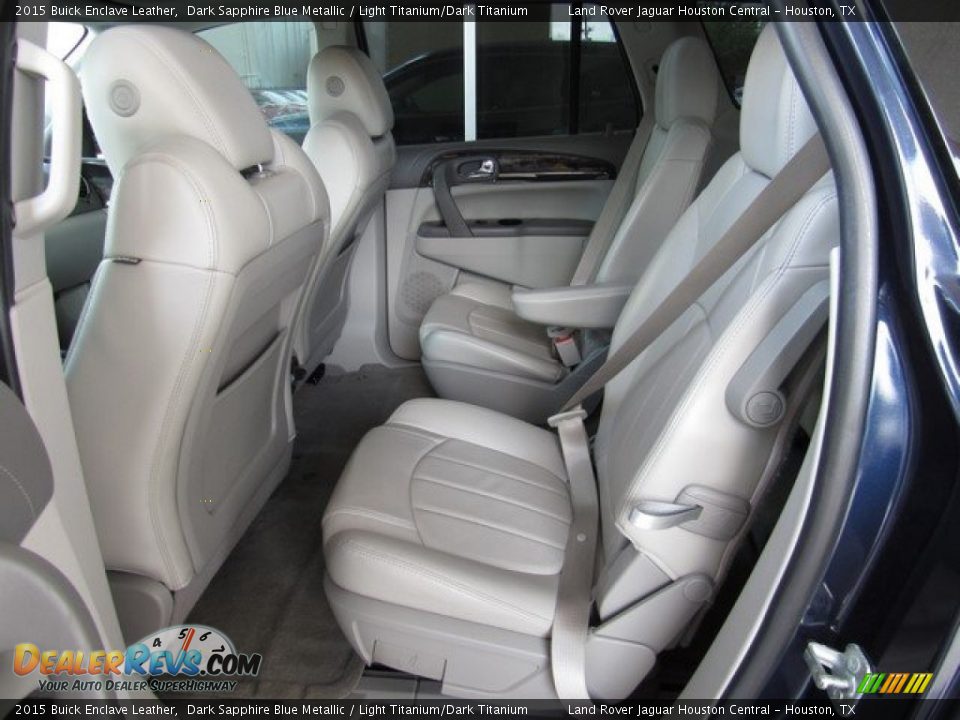 2015 Buick Enclave Leather Dark Sapphire Blue Metallic / Light Titanium/Dark Titanium Photo #13