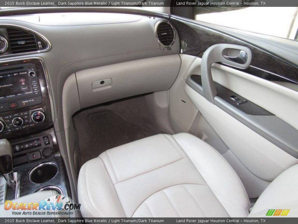 2015 Buick Enclave Leather Dark Sapphire Blue Metallic / Light Titanium/Dark Titanium Photo #16