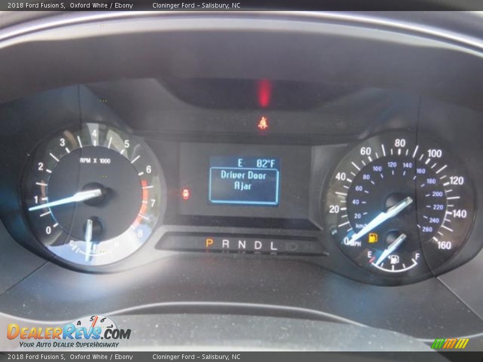 2018 Ford Fusion S Oxford White / Ebony Photo #10