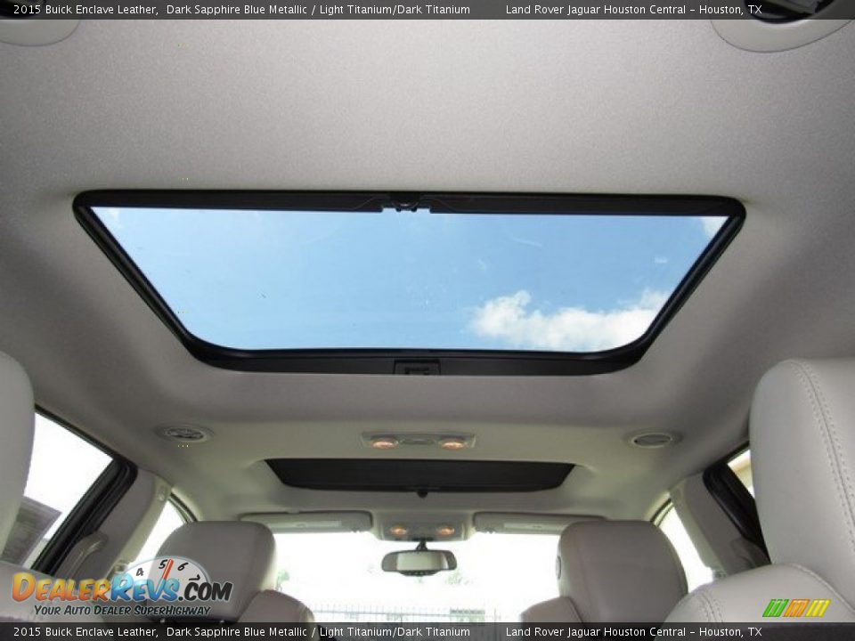 2015 Buick Enclave Leather Dark Sapphire Blue Metallic / Light Titanium/Dark Titanium Photo #19