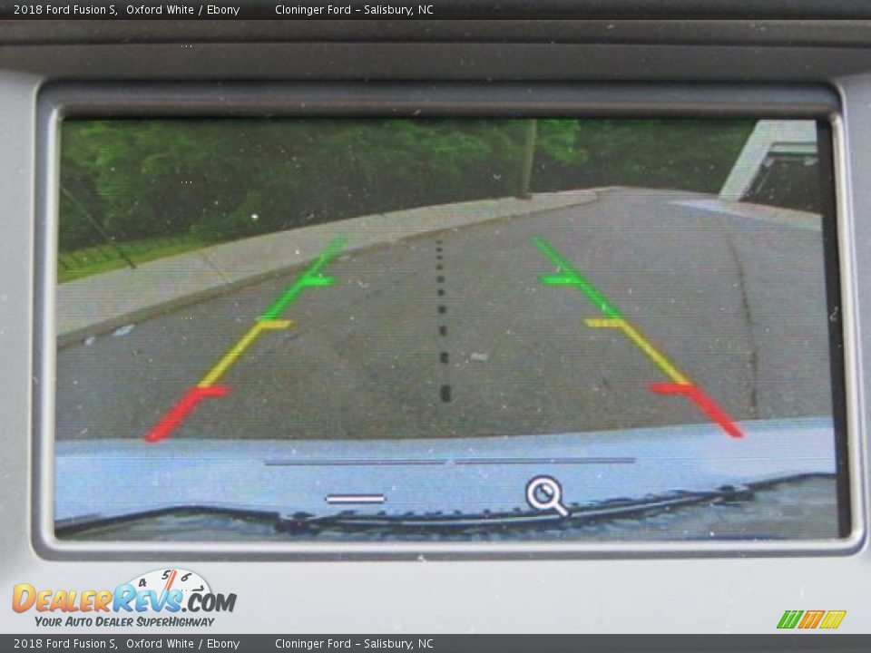 2018 Ford Fusion S Oxford White / Ebony Photo #12