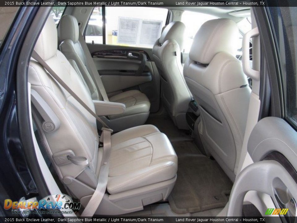 2015 Buick Enclave Leather Dark Sapphire Blue Metallic / Light Titanium/Dark Titanium Photo #20