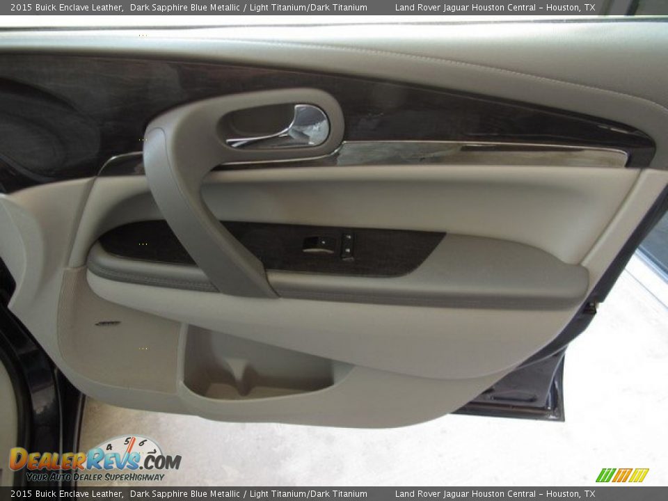 2015 Buick Enclave Leather Dark Sapphire Blue Metallic / Light Titanium/Dark Titanium Photo #22