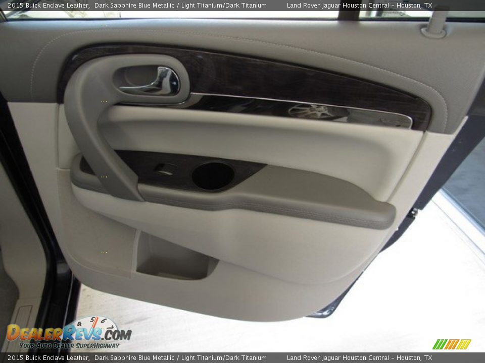 2015 Buick Enclave Leather Dark Sapphire Blue Metallic / Light Titanium/Dark Titanium Photo #23