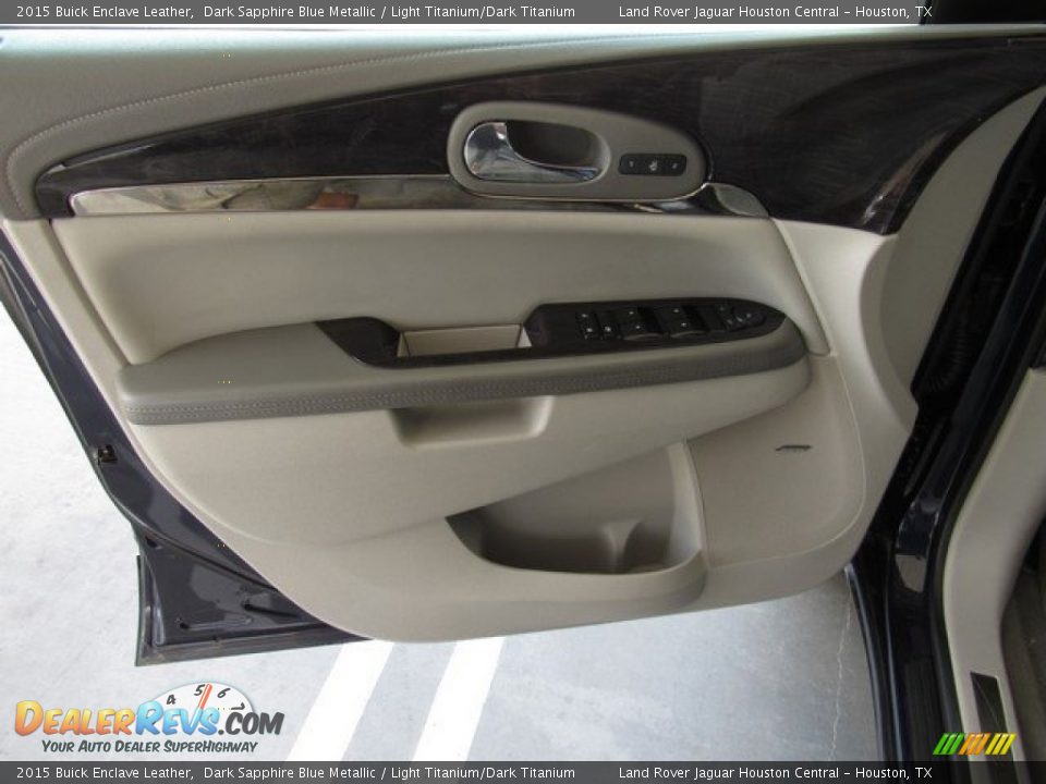 2015 Buick Enclave Leather Dark Sapphire Blue Metallic / Light Titanium/Dark Titanium Photo #25