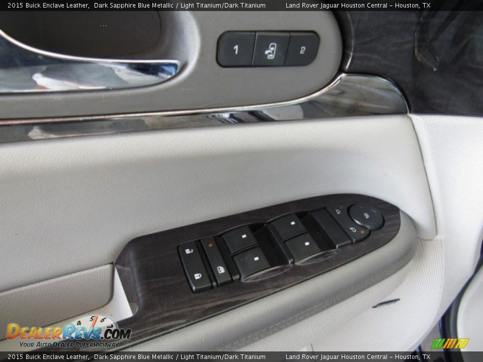 2015 Buick Enclave Leather Dark Sapphire Blue Metallic / Light Titanium/Dark Titanium Photo #26