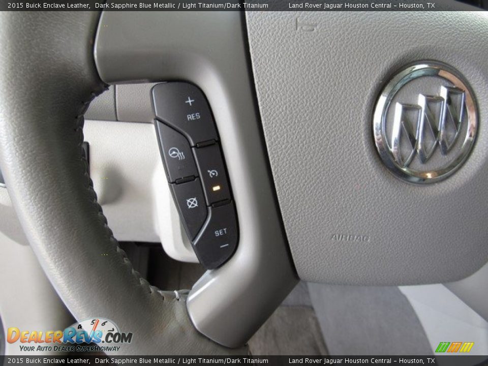 2015 Buick Enclave Leather Dark Sapphire Blue Metallic / Light Titanium/Dark Titanium Photo #29