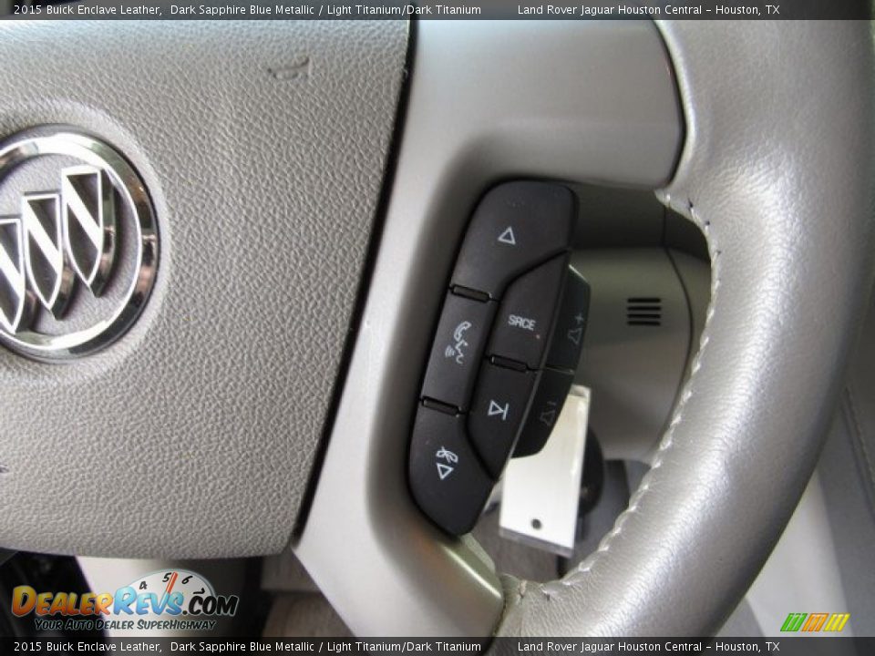 2015 Buick Enclave Leather Dark Sapphire Blue Metallic / Light Titanium/Dark Titanium Photo #30