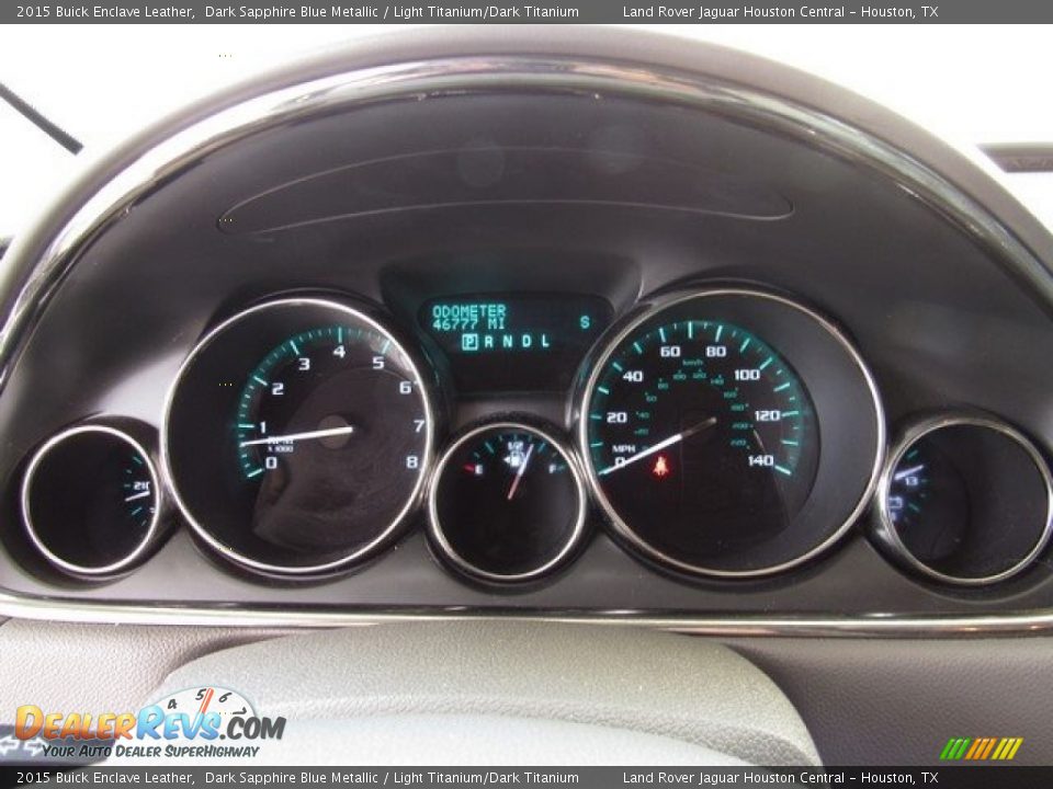 2015 Buick Enclave Leather Dark Sapphire Blue Metallic / Light Titanium/Dark Titanium Photo #31