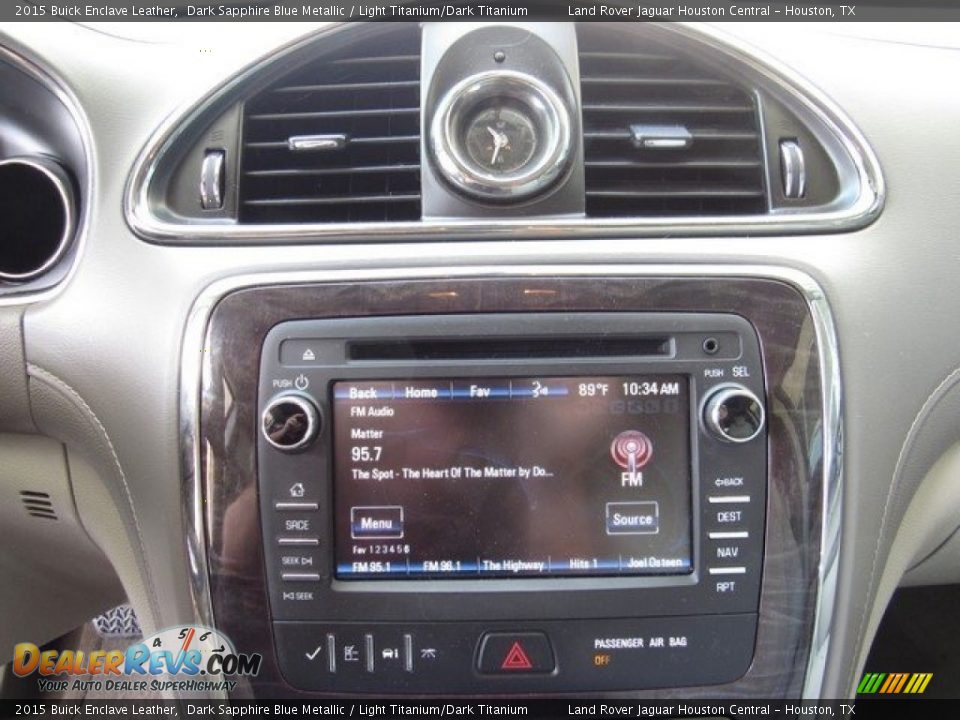 2015 Buick Enclave Leather Dark Sapphire Blue Metallic / Light Titanium/Dark Titanium Photo #32