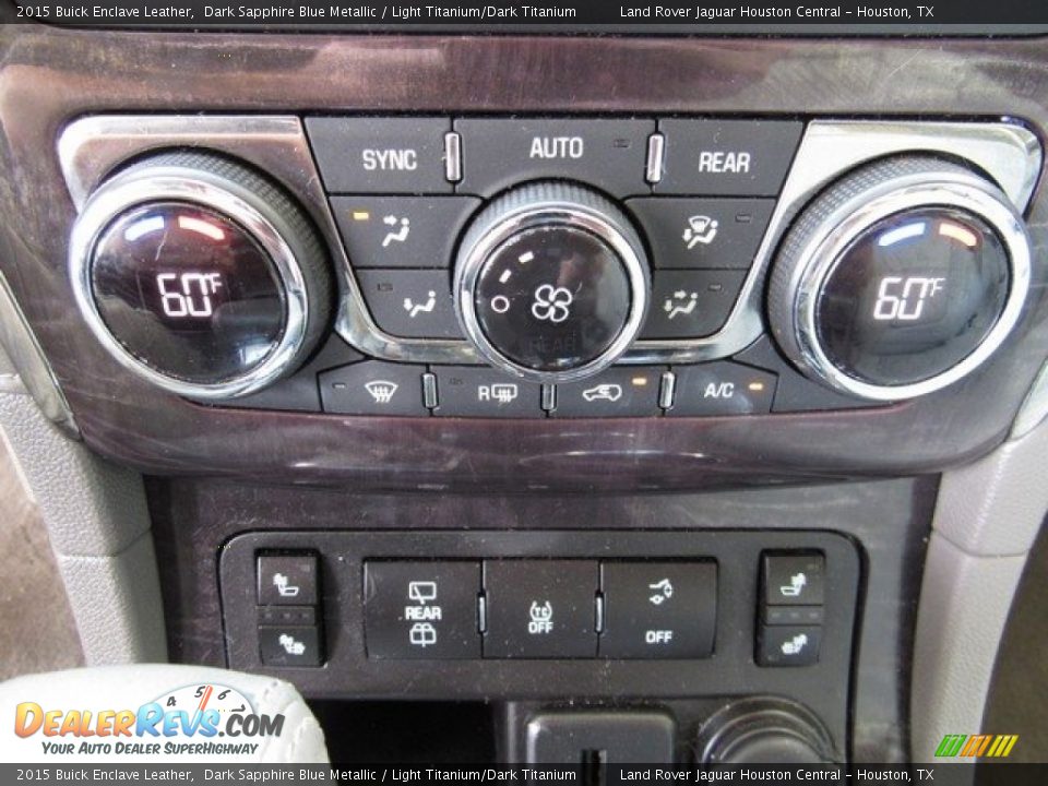 2015 Buick Enclave Leather Dark Sapphire Blue Metallic / Light Titanium/Dark Titanium Photo #33