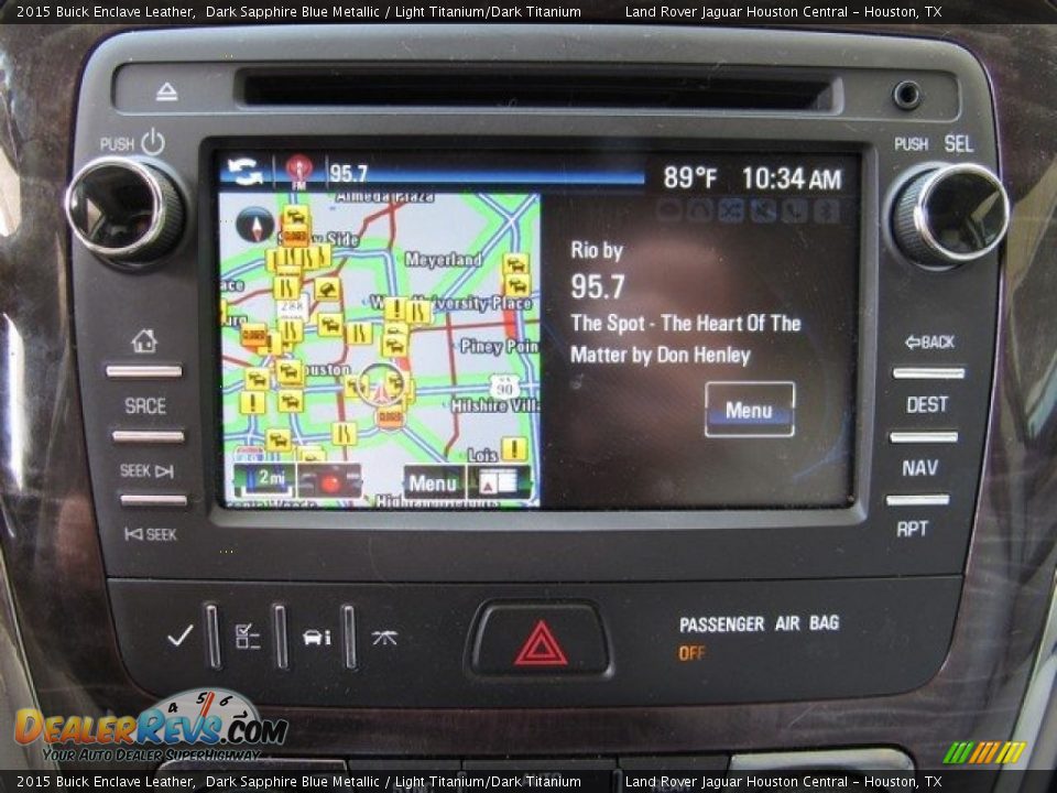 2015 Buick Enclave Leather Dark Sapphire Blue Metallic / Light Titanium/Dark Titanium Photo #34