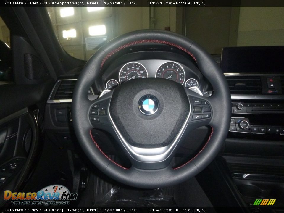 2018 BMW 3 Series 330i xDrive Sports Wagon Mineral Grey Metallic / Black Photo #22