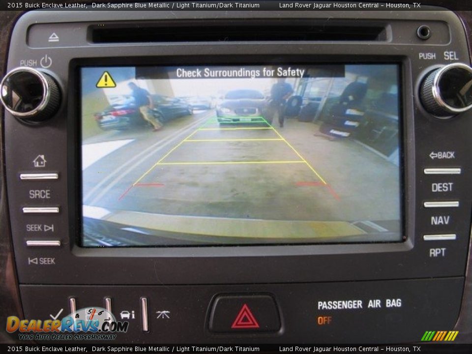 2015 Buick Enclave Leather Dark Sapphire Blue Metallic / Light Titanium/Dark Titanium Photo #35