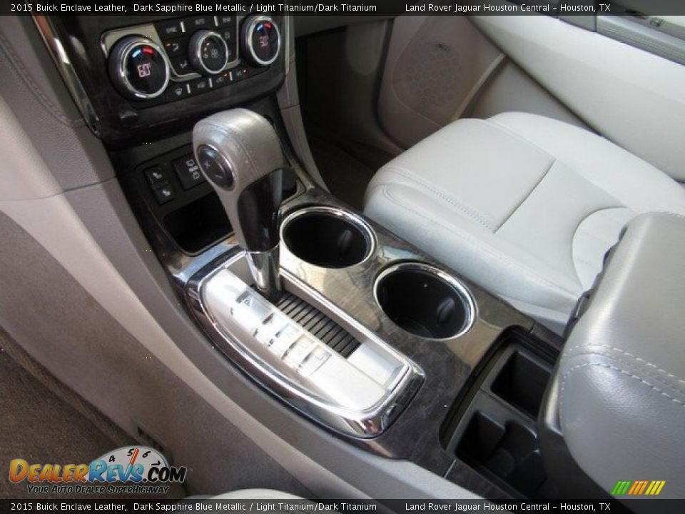 2015 Buick Enclave Leather Dark Sapphire Blue Metallic / Light Titanium/Dark Titanium Photo #36