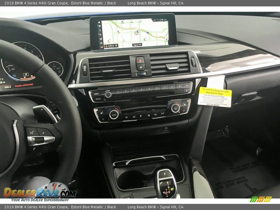 2019 BMW 4 Series 440i Gran Coupe Estoril Blue Metallic / Black Photo #6
