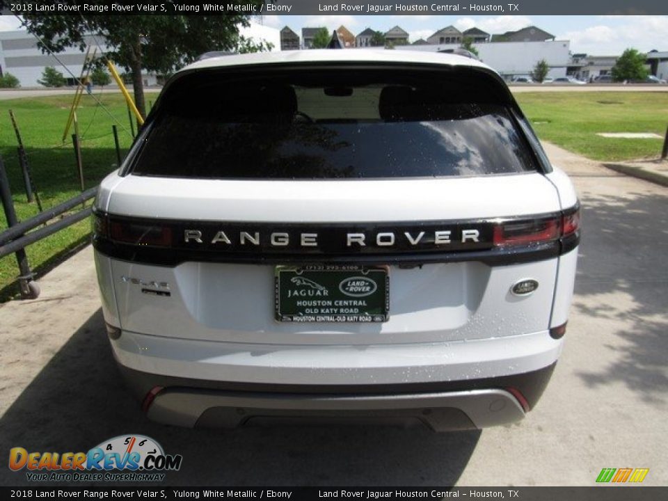 2018 Land Rover Range Rover Velar S Yulong White Metallic / Ebony Photo #8