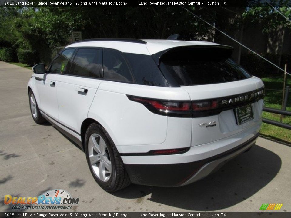 2018 Land Rover Range Rover Velar S Yulong White Metallic / Ebony Photo #12