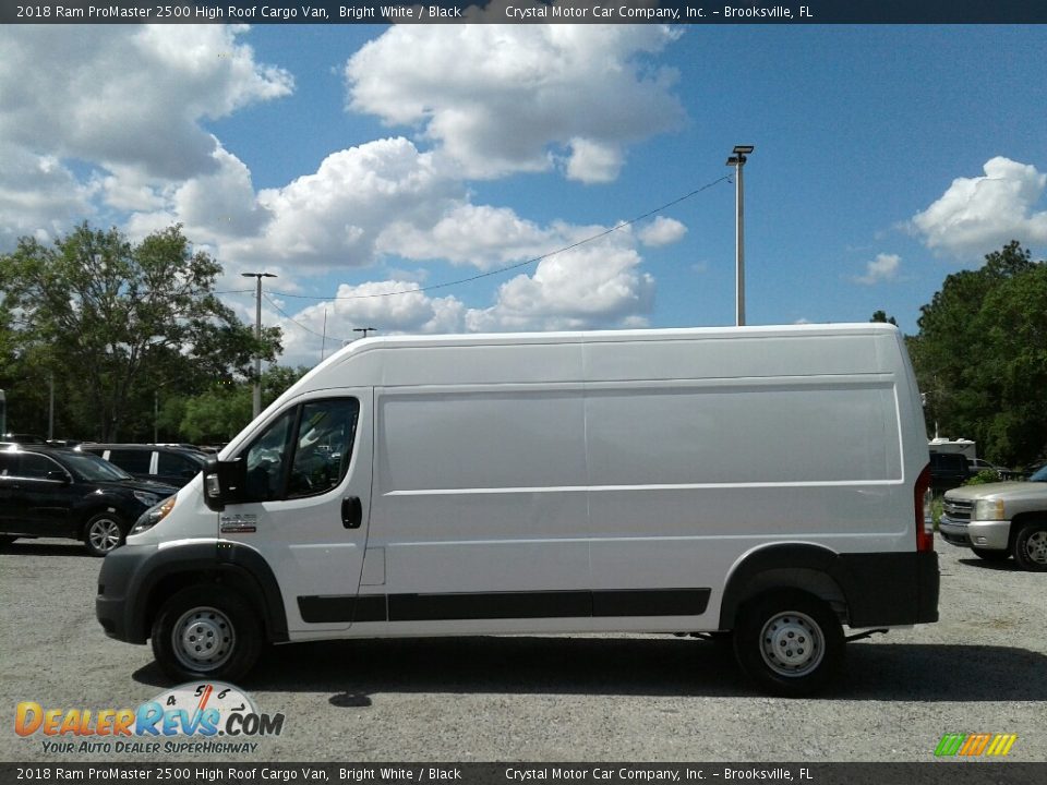 2018 Ram ProMaster 2500 High Roof Cargo Van Bright White / Black Photo #2