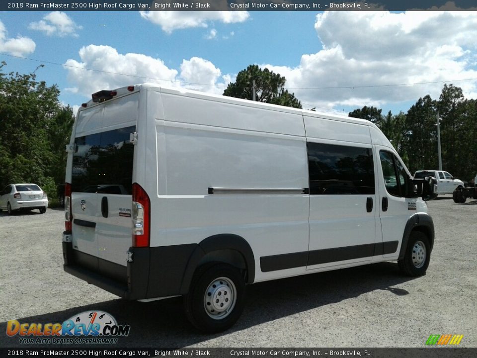 2018 Ram ProMaster 2500 High Roof Cargo Van Bright White / Black Photo #5
