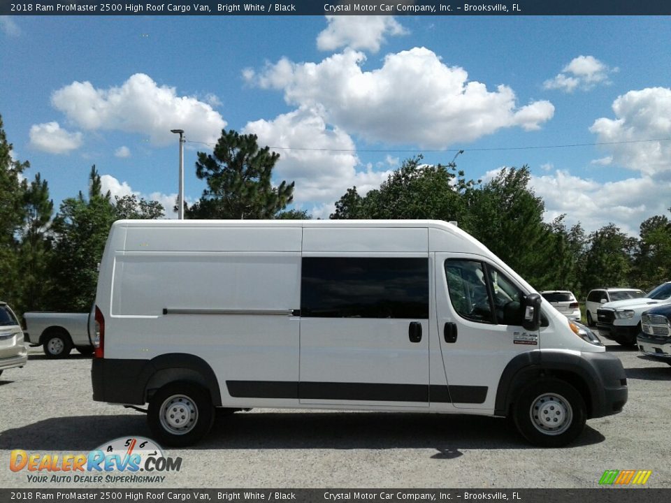 2018 Ram ProMaster 2500 High Roof Cargo Van Bright White / Black Photo #6