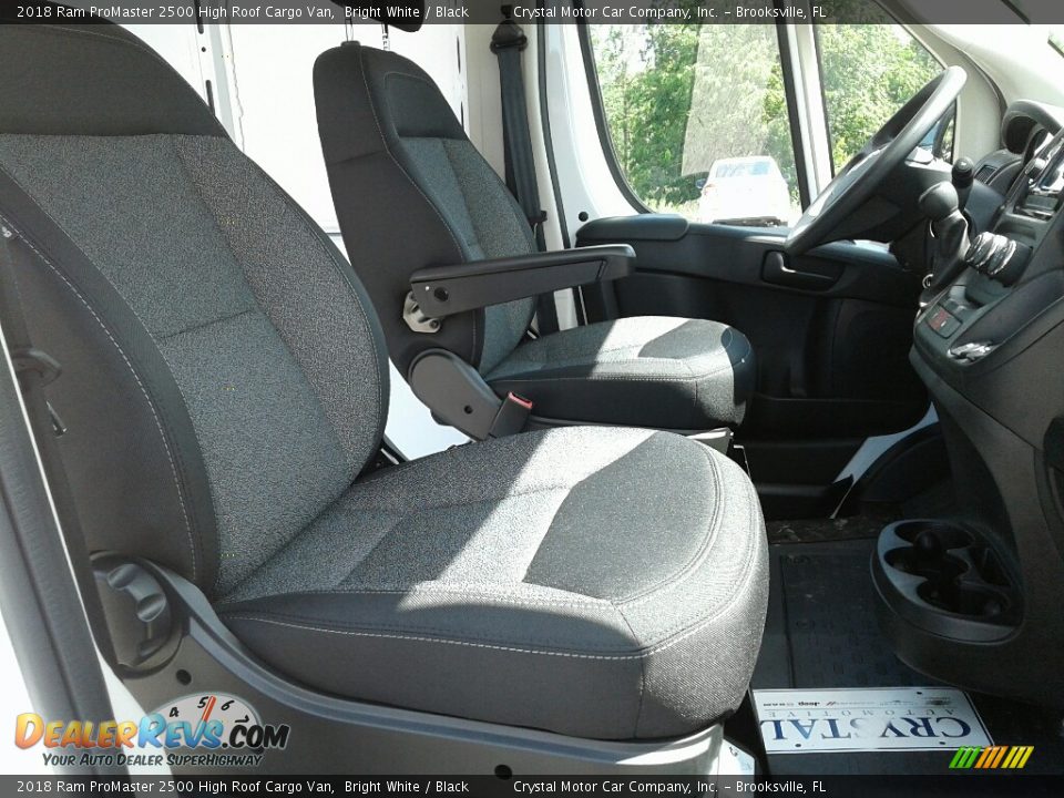 2018 Ram ProMaster 2500 High Roof Cargo Van Bright White / Black Photo #12