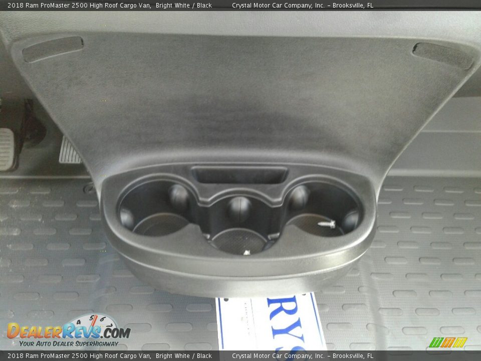 2018 Ram ProMaster 2500 High Roof Cargo Van Bright White / Black Photo #16