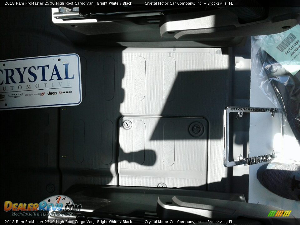 2018 Ram ProMaster 2500 High Roof Cargo Van Bright White / Black Photo #17