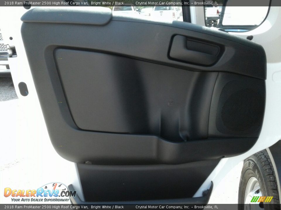 2018 Ram ProMaster 2500 High Roof Cargo Van Bright White / Black Photo #18