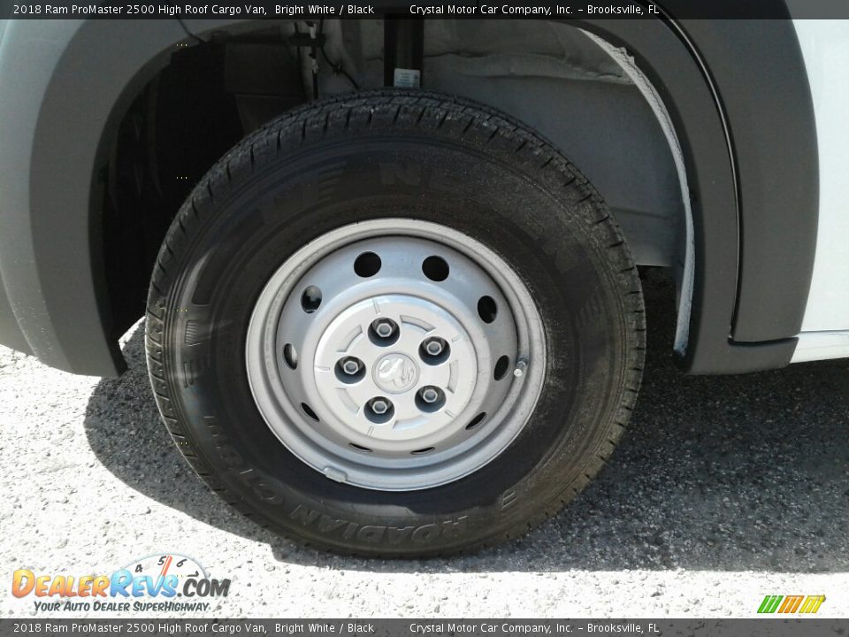 2018 Ram ProMaster 2500 High Roof Cargo Van Bright White / Black Photo #20