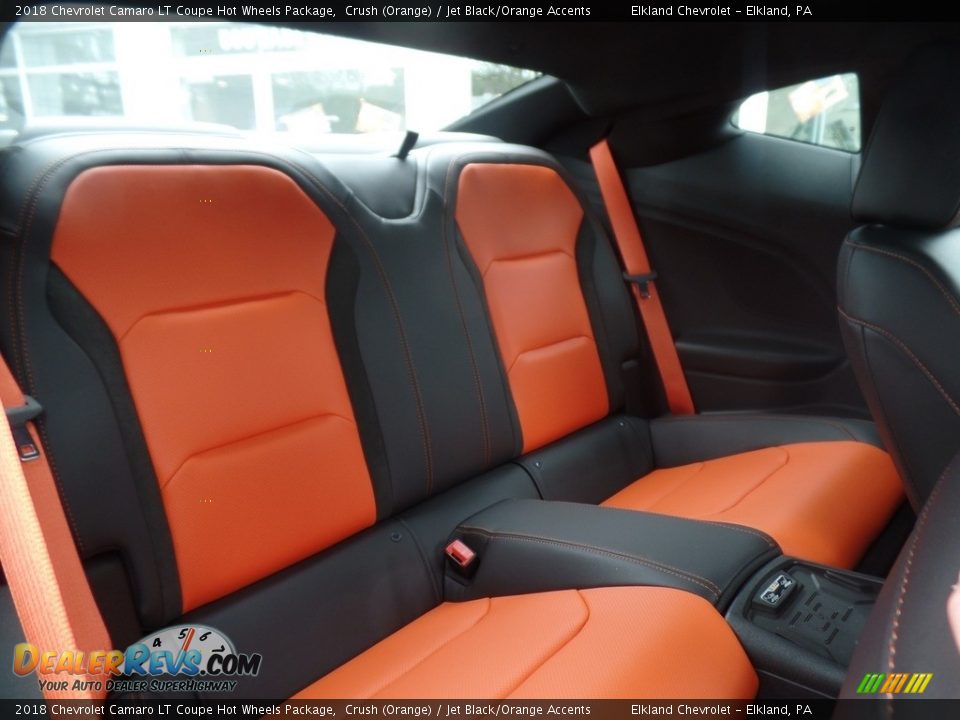 Rear Seat of 2018 Chevrolet Camaro LT Coupe Hot Wheels Package Photo #18