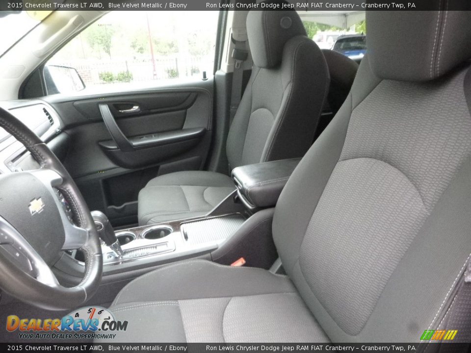 2015 Chevrolet Traverse LT AWD Blue Velvet Metallic / Ebony Photo #13
