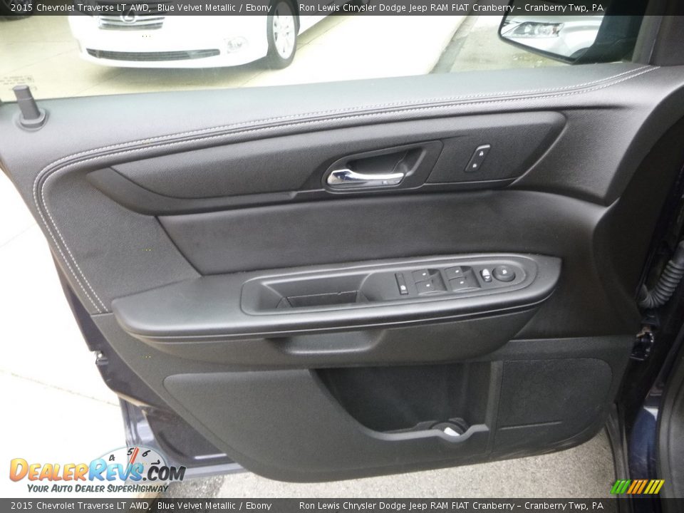 2015 Chevrolet Traverse LT AWD Blue Velvet Metallic / Ebony Photo #14