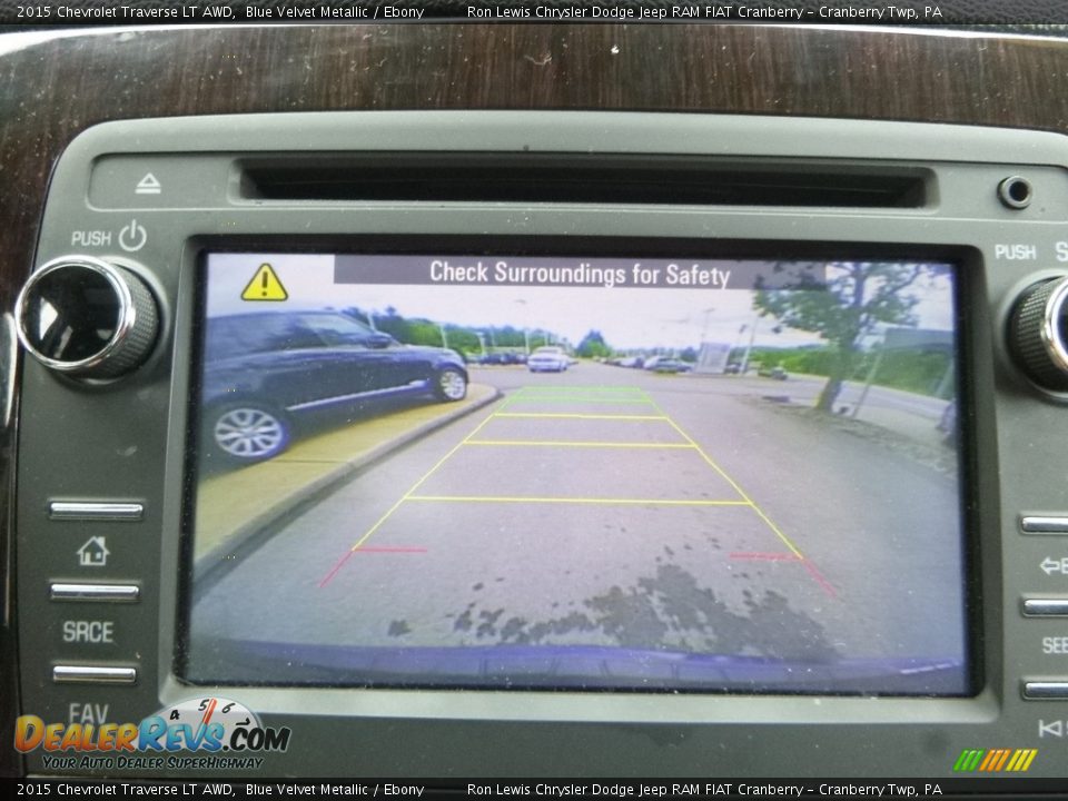 2015 Chevrolet Traverse LT AWD Blue Velvet Metallic / Ebony Photo #17