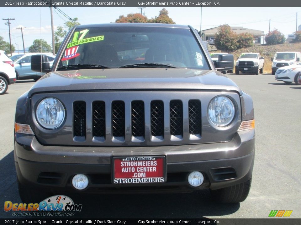 2017 Jeep Patriot Sport Granite Crystal Metallic / Dark Slate Gray Photo #2
