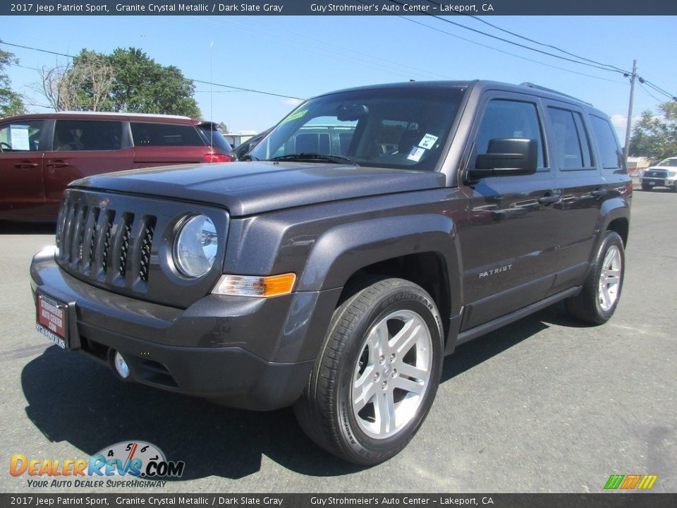 2017 Jeep Patriot Sport Granite Crystal Metallic / Dark Slate Gray Photo #3